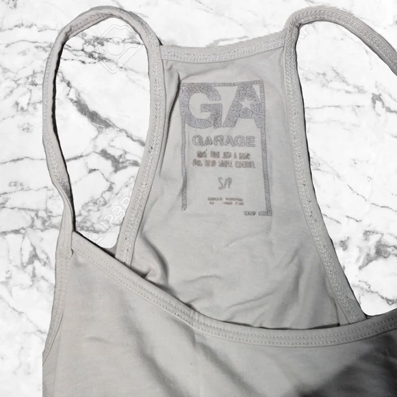 Garage Off White Racerback Tank - Picture 2 of 2